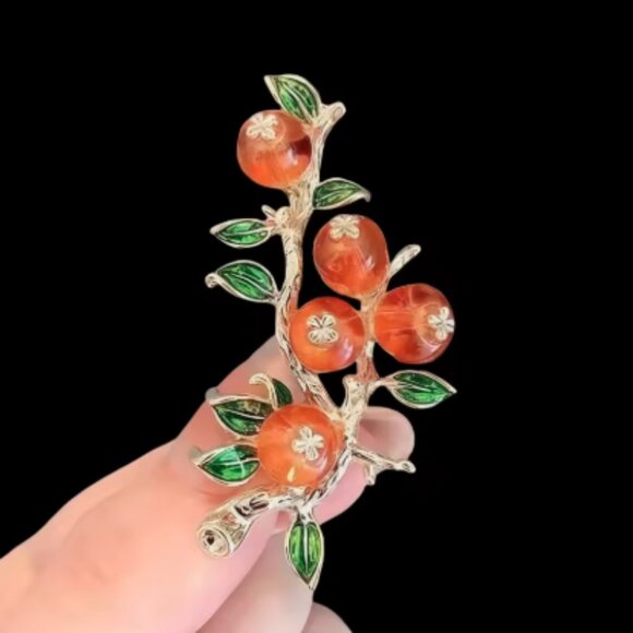 ๐50% OFF/3+...Persimmons Brooch - Picture 4 of 9